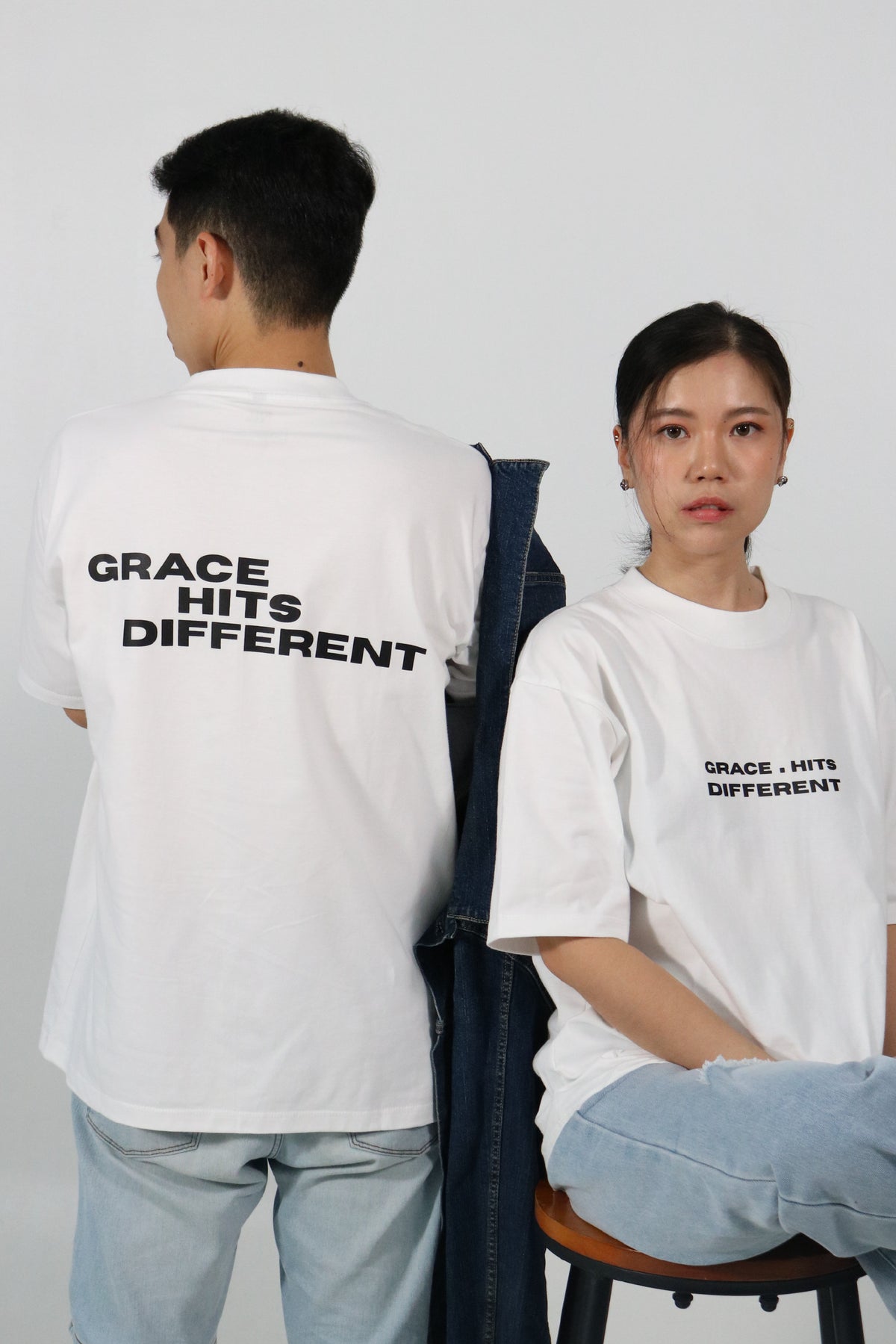 "Flawed yet Favoured" - Oversized T-Shirt