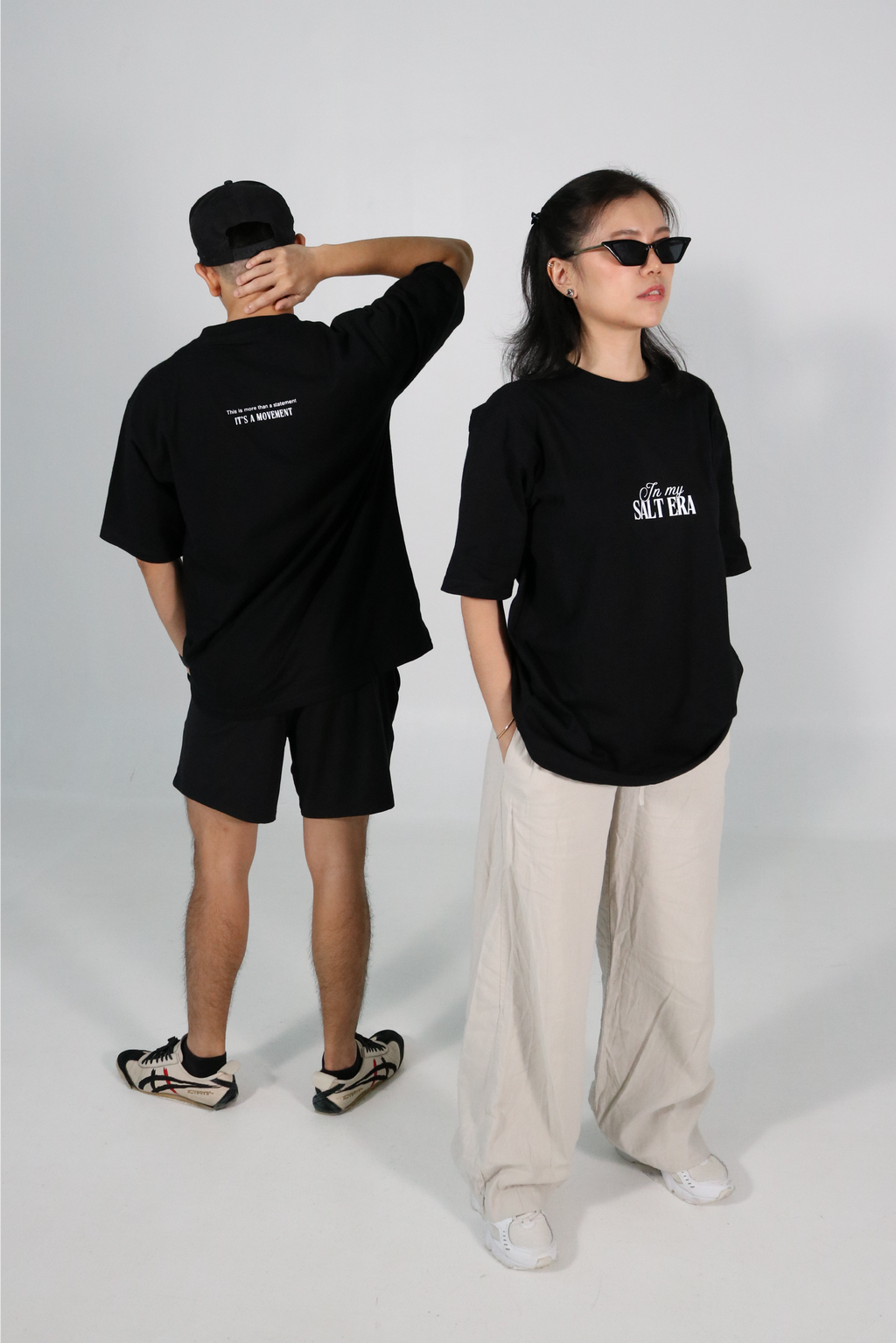 "In my Salt Era" - Oversized Black T-Shirt