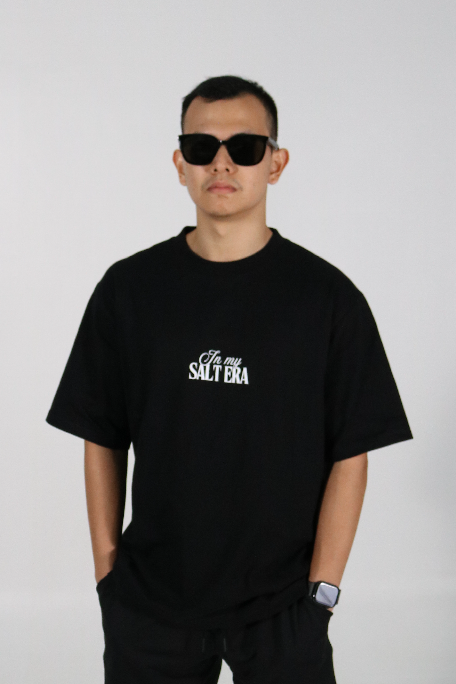 "In my Salt Era" - Oversized Black T-Shirt