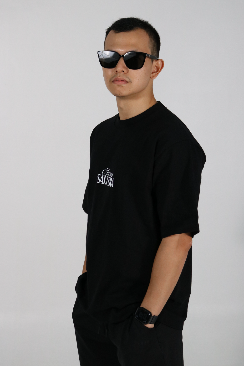 "In my Salt Era" - Oversized Black T-Shirt