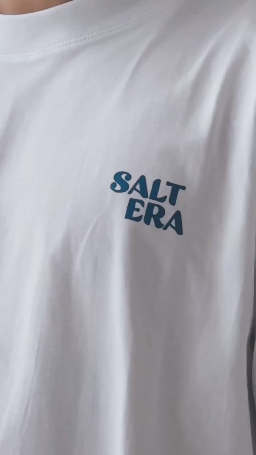 "Peace was louder" - Oversized White T-Shirt